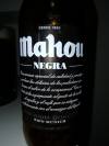 Mahou Negra Etikett