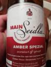 Main Seidla Amber Spezial Etikett
