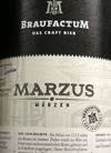 BraufactuM Marzus Etikett