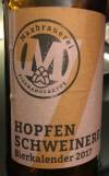 Maxbrauerei Hopfenschweinerei Etikett