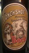 Mönchshof Heller Bock Etikett