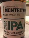 Monteith's Brewer's Series India Pale Ale Etikett