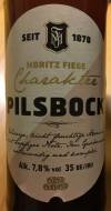 Moritz Fiege Charakter Pilsbock Etikett