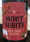 Mort Subite Kriek Lambic Tradition Etikett