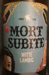 Mort Subite Witte Lambic Etikett