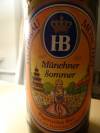 Hofbräu Münchner Sommer Etikett