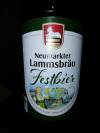 Neumarkter Lammsbräu Festbier Etikett Neu