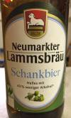 Neumarkter Lammsbräu Schankbier Etikett