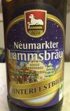Neumarkter Lammsbräu Winterfestbier Etikett