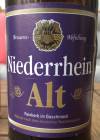 Niederrhein Alt Etikett