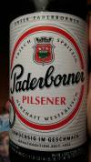 Paderborner Pilsener Etikett