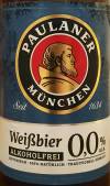 Paulaner Weißbier Alkoholfrei 0,0% Etikett