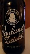 Paulaner Zwickl Naturtrüb Etikett