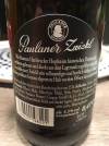 Paulaner Zwickl Naturtrüb Etikett Rueck