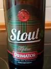Primátor Stout Etikett