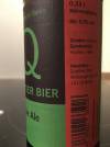 Quartier Bier Q Pale Ale Etikett