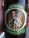 Redlbacher Lager Bier Etikett