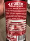 Ratsherrn Cherry Pie Kirsch-Dubbel Etikett Rueck