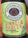 Riedenburger Brauhaus Dinkel&Radler Etikett