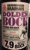 Riedenburger Brauhaus Dolden Bock Etikett
