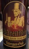 Original Ritterguts Gose Bärentöter Etikett