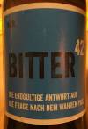 Rittmayer Bitter 42 Etikett