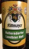 Rittmayer Hallerndorfer Landbier Hell Etikett