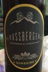 Rossberger Sunshine Etikett