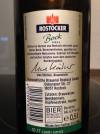 Rostocker Bock Etikett Rueck