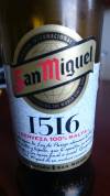 San Miguel 1516 Etikett