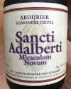 Sancti Adalberti Miraculum Novum Egmondse Tripel Etikett