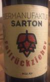 Biermanufaktur Sarton Fallrückzieher Etikett