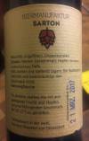 Biermanufaktur Sarton Fallrückzieher Rücketikett