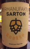 Biermanufaktur Sarton Knokke Etikett