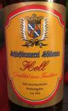 Schlossbrauerei Söldenau Hell Etikett