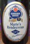 Schneider Weisse TAP X - Marie's Rendezvous Etikett