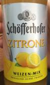 Schöfferhofer Zitrone Etikett