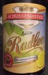 Schussenrieder Natur Radler Etikett