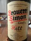 Brauerei Simon Hell Etikett