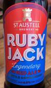 St Austell Ruby Jack Etikett
