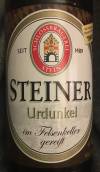 Schloßbrauerei Stein Steiner Urdunkel Etikett