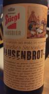 Stiegl Hausbier Pausenbrot Etikett