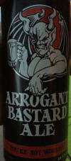 Stone Arrogant Bastard Ale Etikett