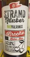 Störtebeker Strandräuber Kirsche Keller-Bier Etikett