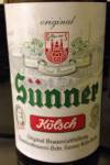 Sünner Kölsch Etikett