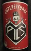 Superfreunde Pils Etikett
