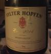 Sylter Hopfen Ernte 2014 Etikett