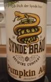 Synde Bräu Pumpkin Ale Etikett