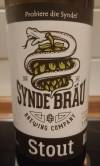 Synde Bräu Stout Etikett