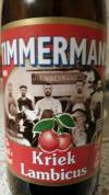 Timmermans Kriek Lambicus Etikett